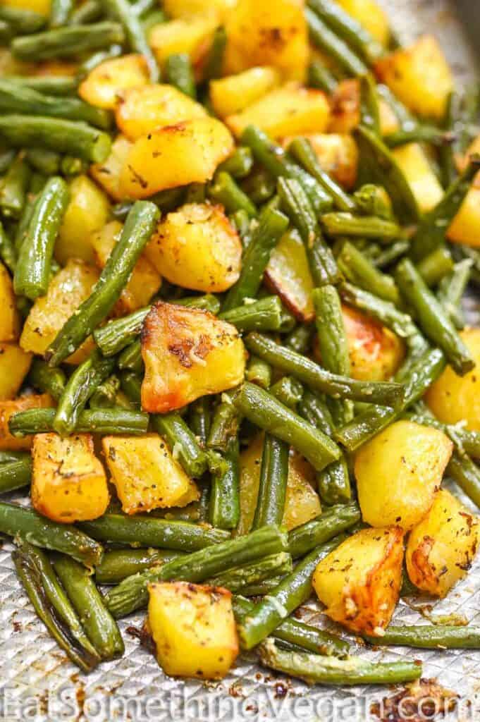 Image of Potatoes and green beans