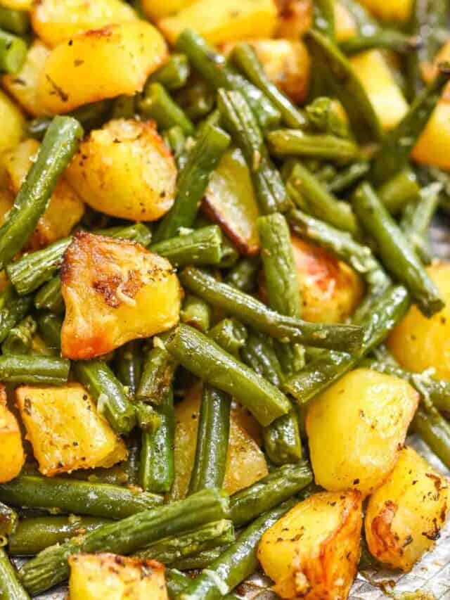 Potatoes and Green Beans - Eat Something Vegan