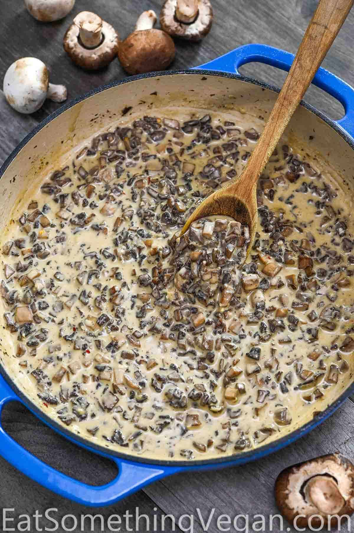 Vegan Mushroom Sauce - Eat Something Vegan