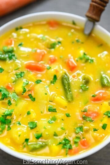 Creamy Vegetable Soup - Eat Something Vegan