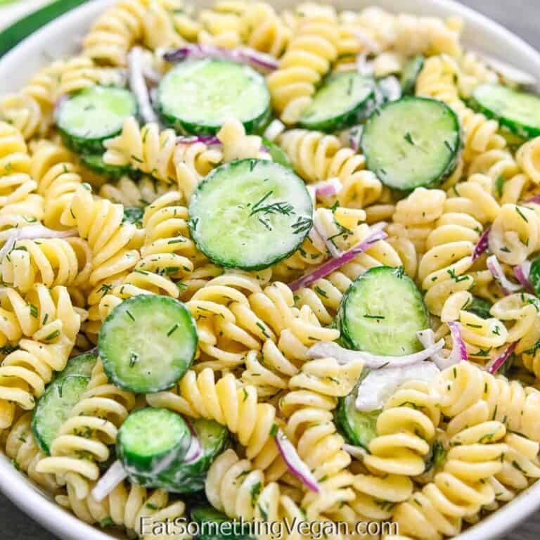 Cucumber Pasta Salad - Eat Something Vegan