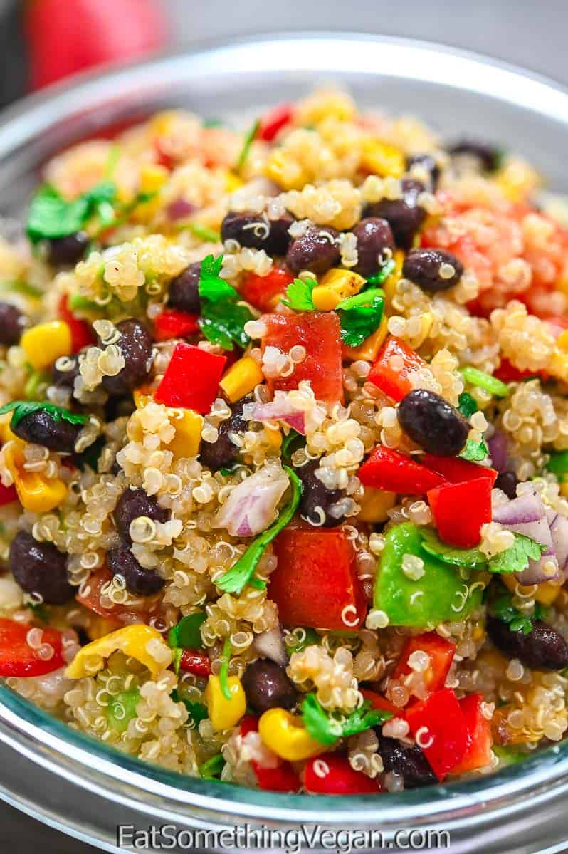 Mexican Quinoa Salad - Eat Something Vegan