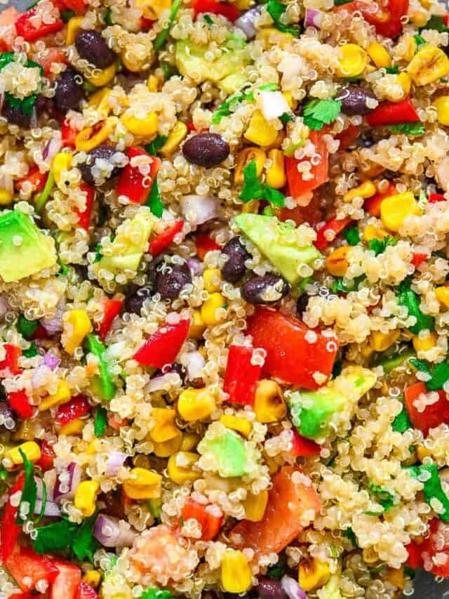 Easy Mexican Quinoa Salad Recipe - Eat Something Vegan