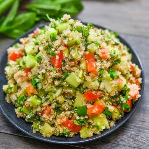 Quinoa Tabbouleh Salad - Eat Something Vegan