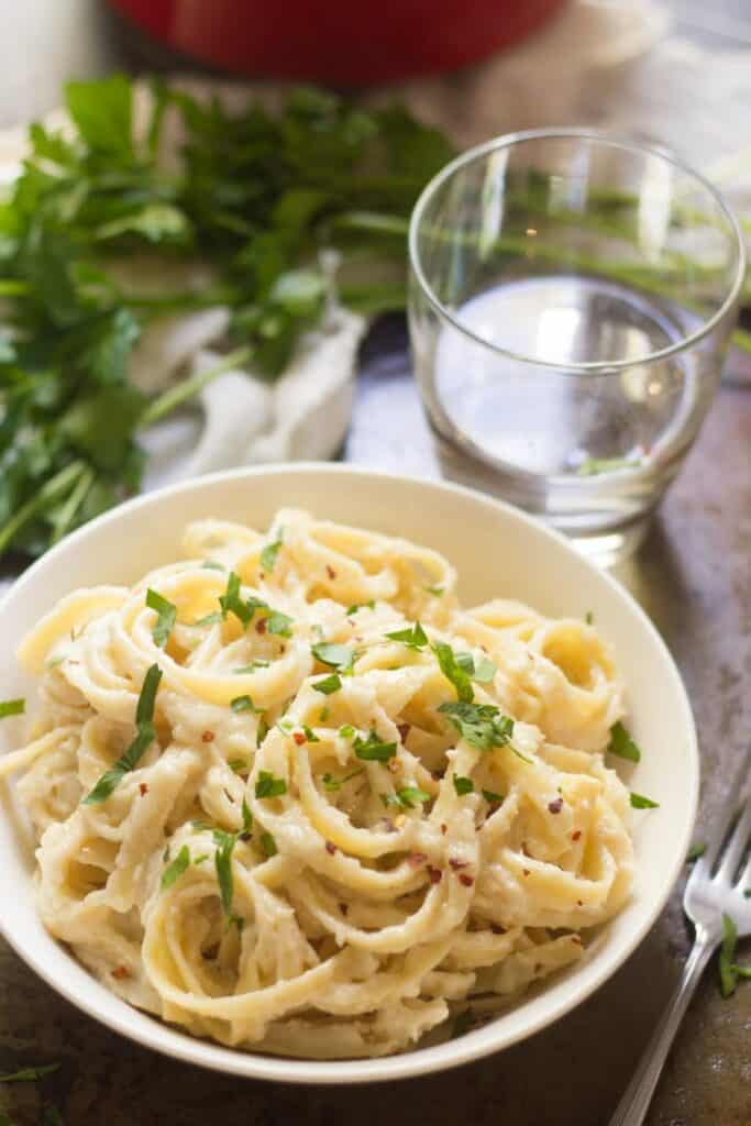 Cauliflower Fettuccini Alfredo