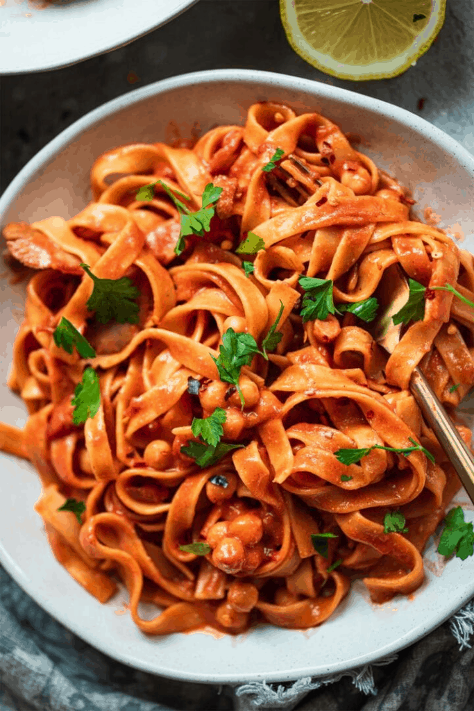 One-Pot Chickpea Pasta