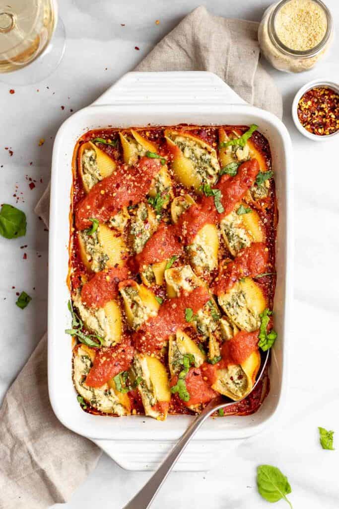 Vegan Stuffed Shells