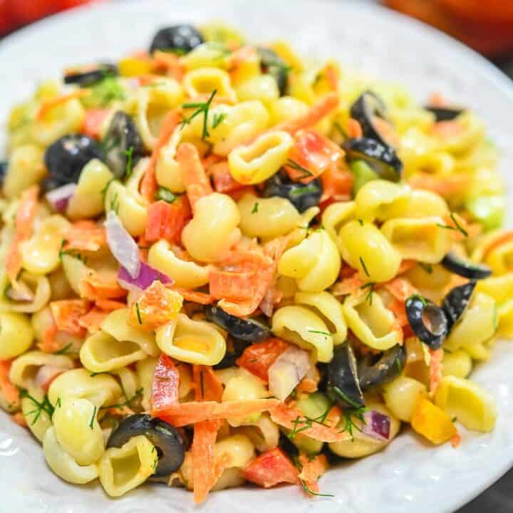 Creamy Vegan Pasta Salad - Eat Something Vegan