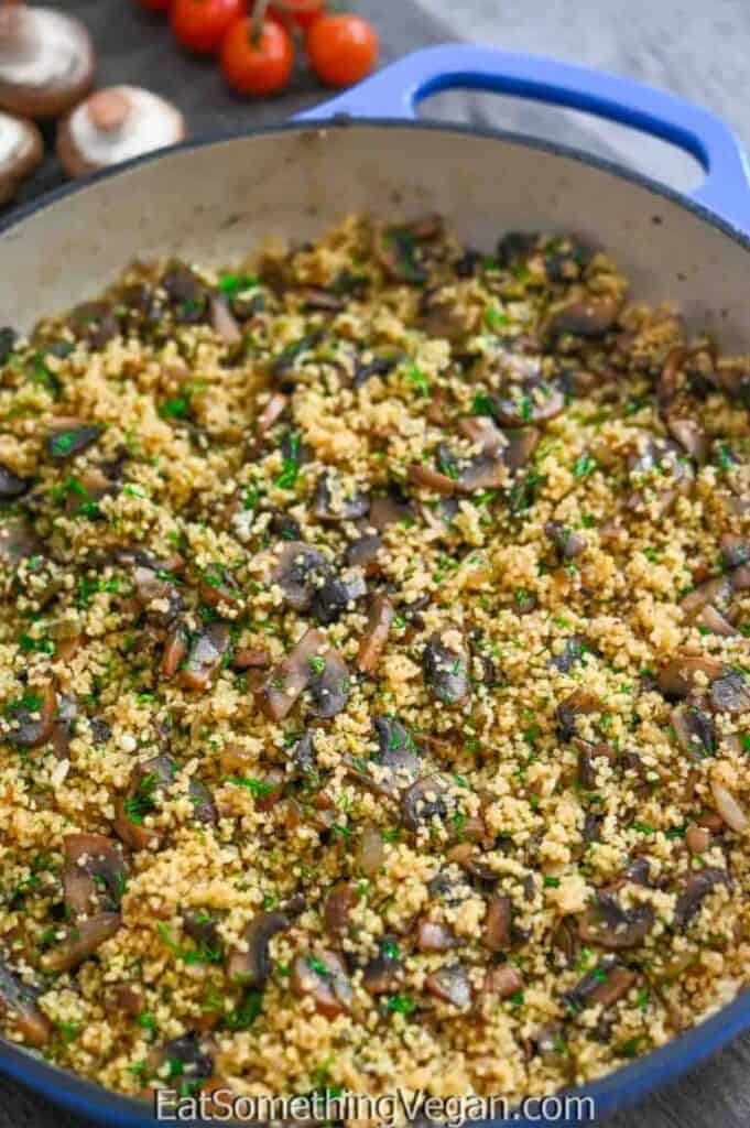 mushroom couscous