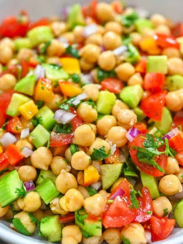 Quick and Easy Chickpea Salad