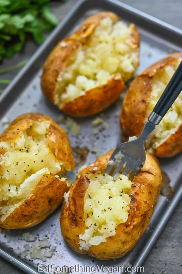 Perfect Baked Potatoes - Eat Something Vegan