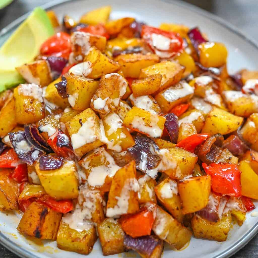 baked potato breakfast hash