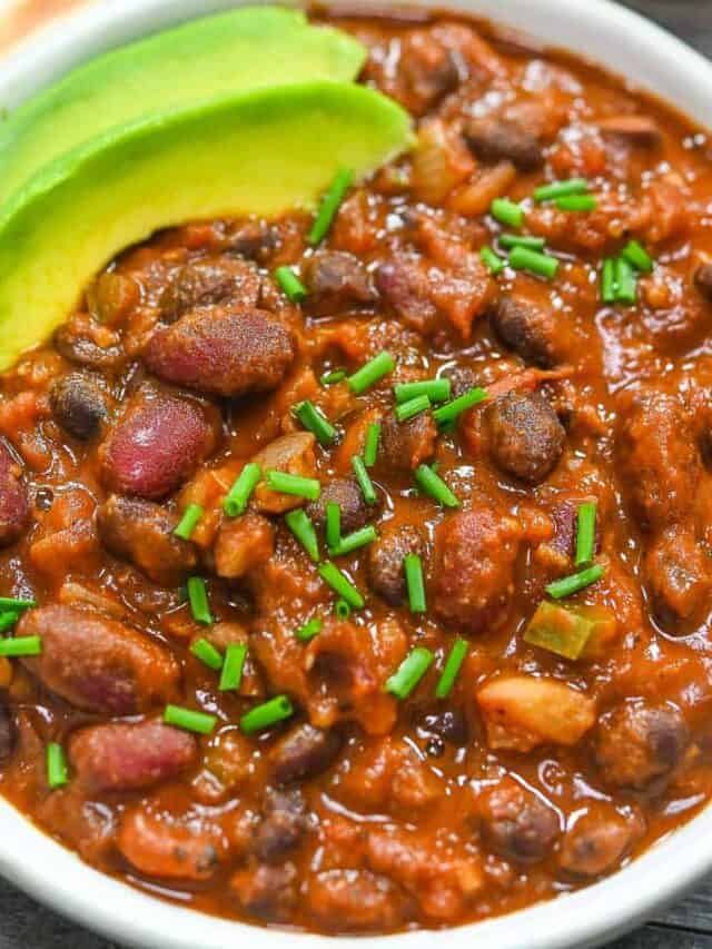 Incredible Three Bean Chili - Eat Something Vegan