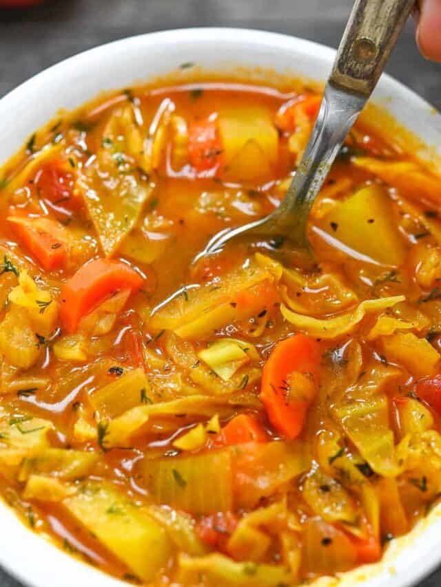 Cabbage Soup Quick Video Recipe Must Try