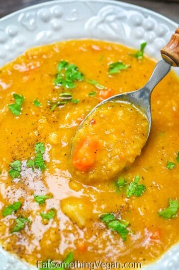 Red Lentil Soup - Eat Something Vegan