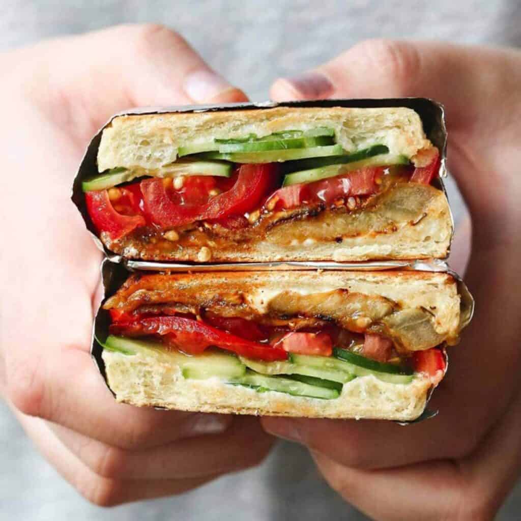 Vegan Eggplant Sandwich