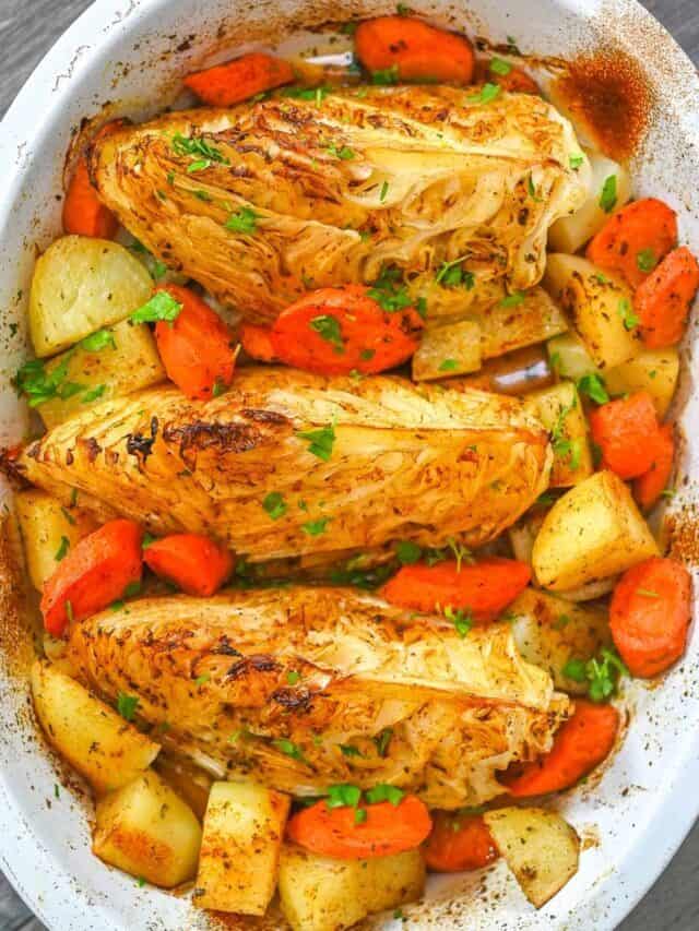 Braised Vegetables and Cabbage