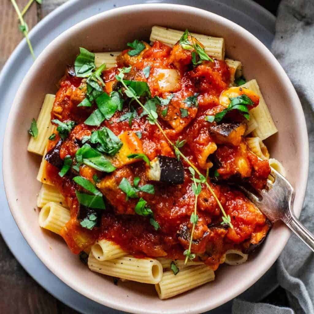 Eggplant Pasta