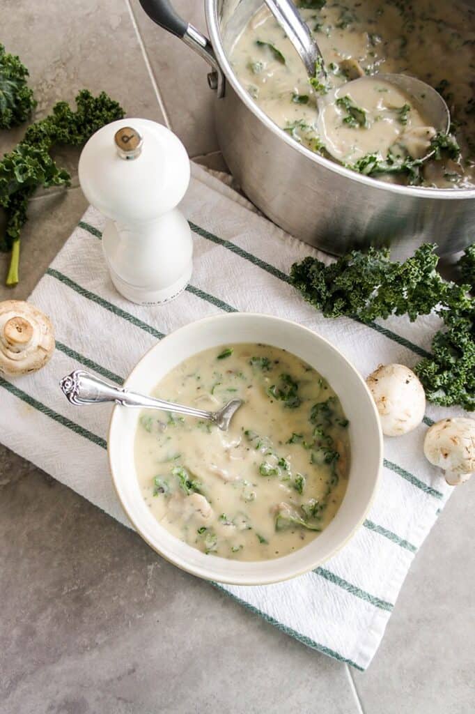 vegan mushroom soup