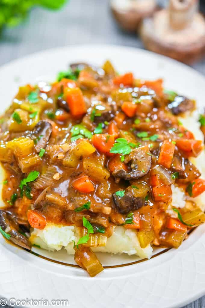 mushroom Bourguignon