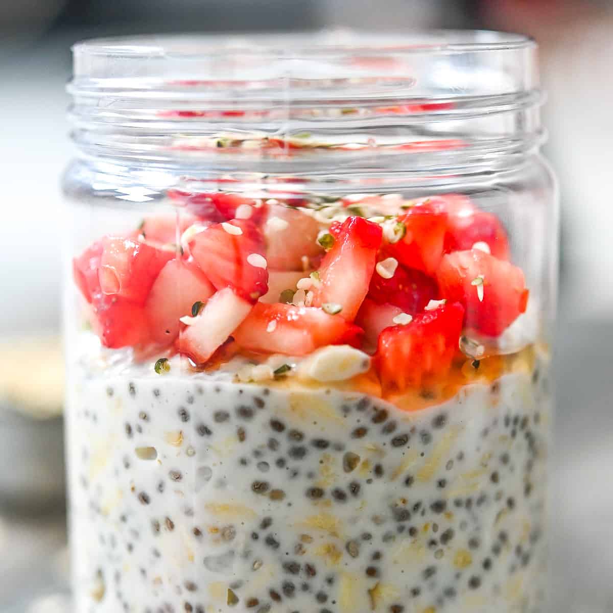 Mason Jars For Overnight Oats Chia Pudding Yogurt Salad - Temu
