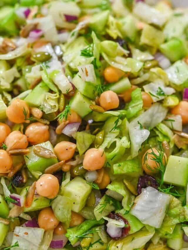 Chickpea and Iceberg Salad Recipe Must Try