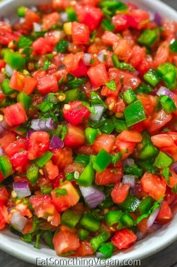 Chipotle Pico De Gallo (Copycat Recipe) - Eat Something Vegan