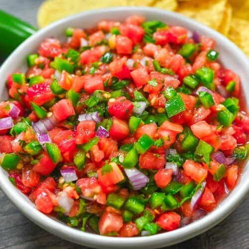 Chipotle Pico De Gallo (Copycat Recipe) - Eat Something Vegan