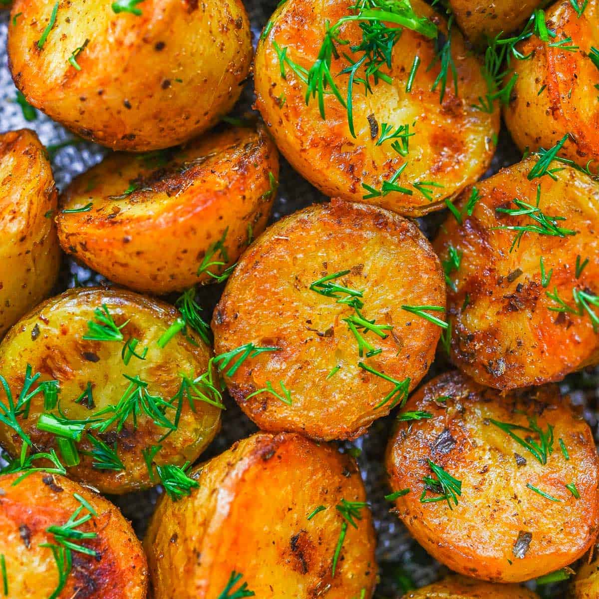 Baked Baby Potatoes - Eat Something Vegan