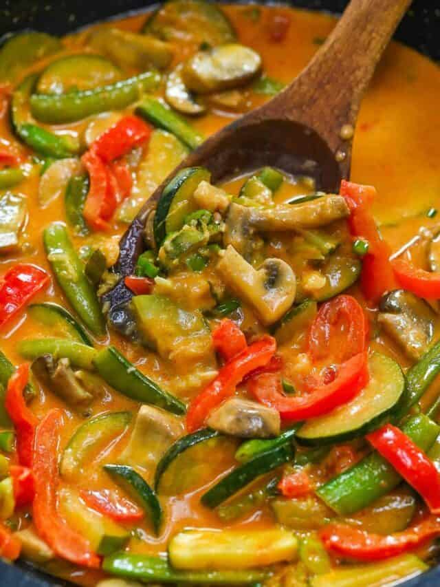 Red Thai Curry Vegetable Stew Recipe