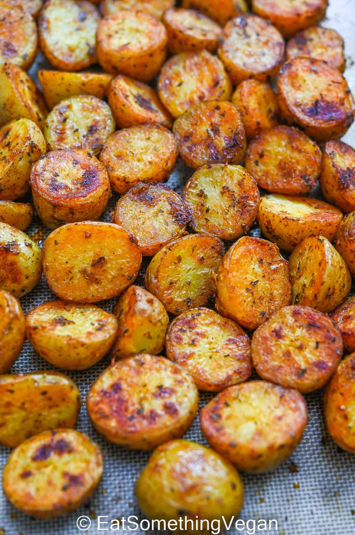Baked Baby Potatoes - Eat Something Vegan