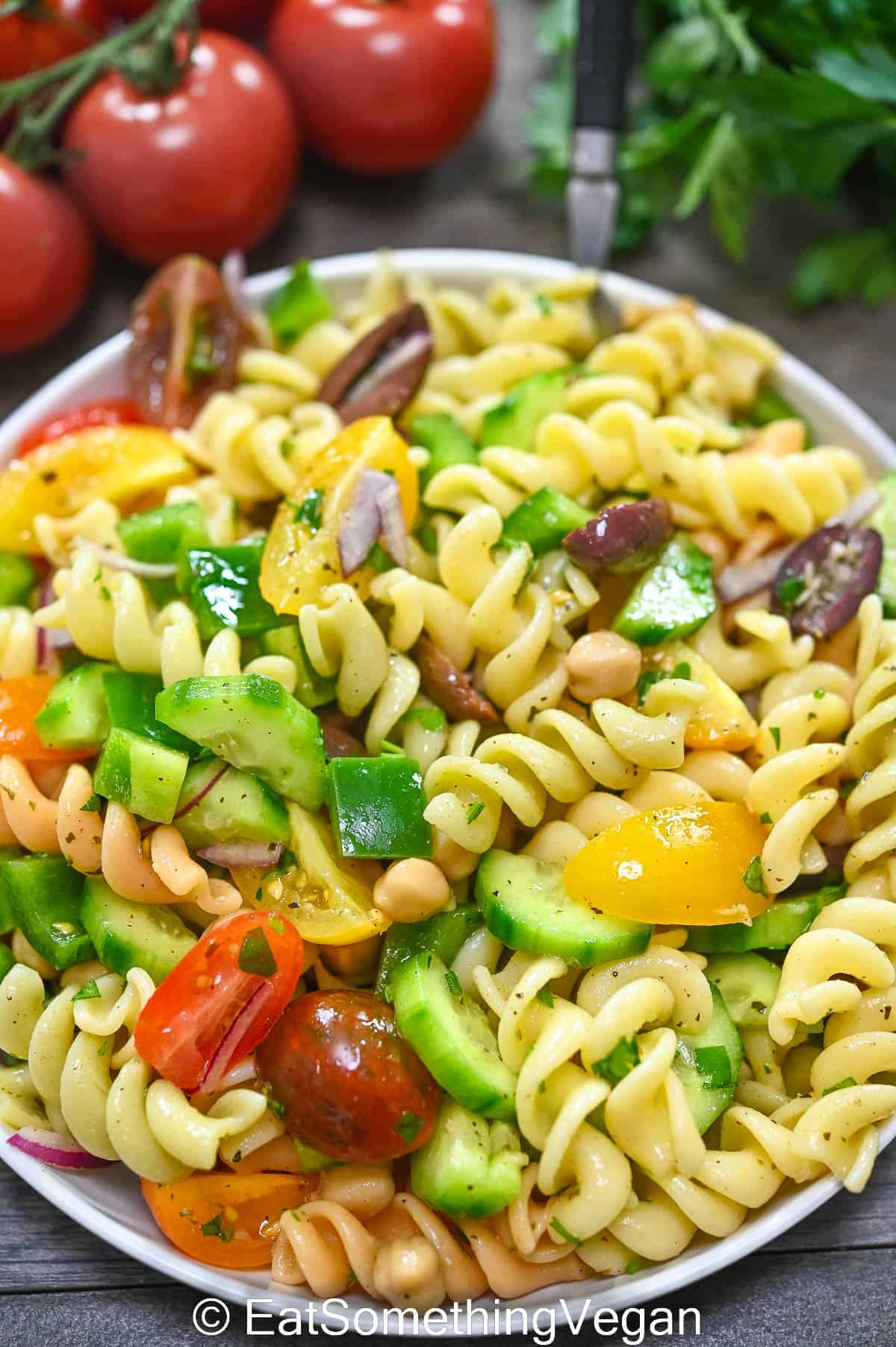 Vegan Pasta Salad - Eat Something Vegan