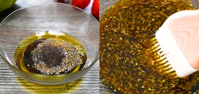 making the marinade