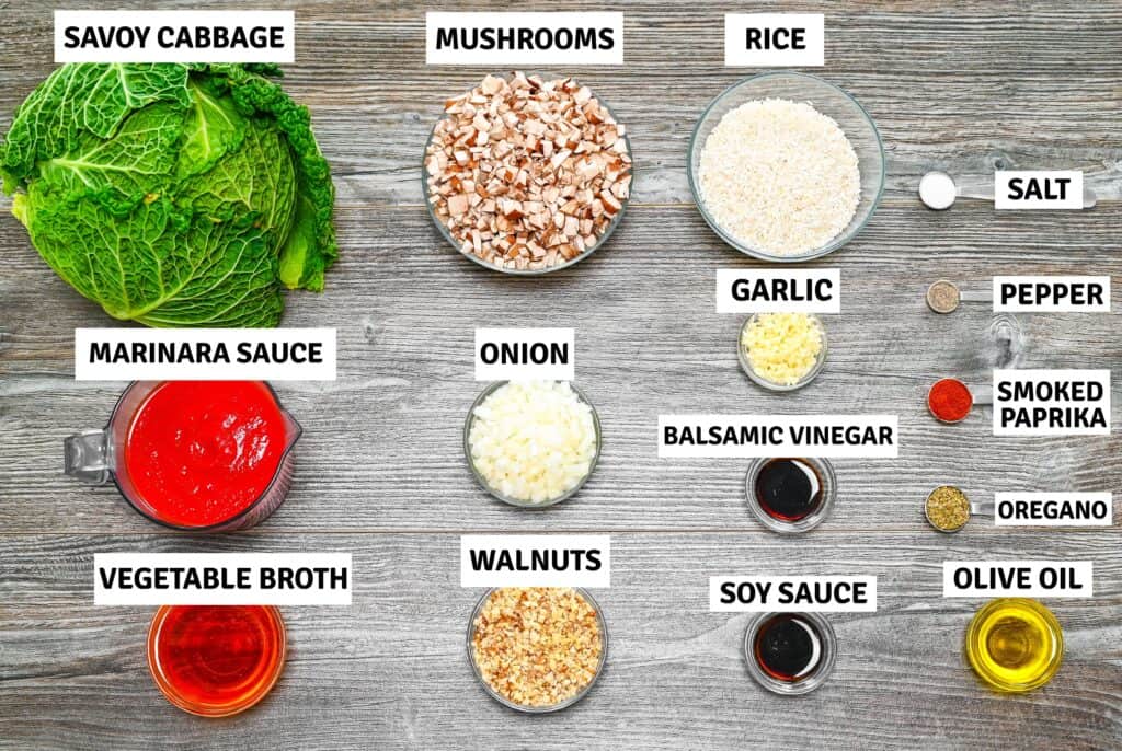 Ingredients on the table