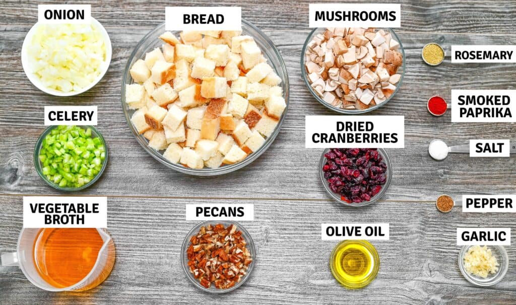 Ingredients on the table