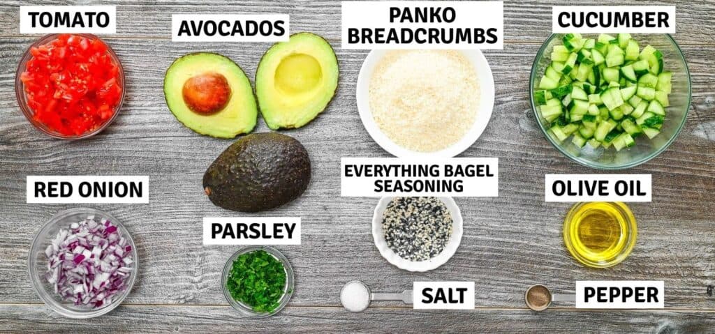 Ingredients on a table
