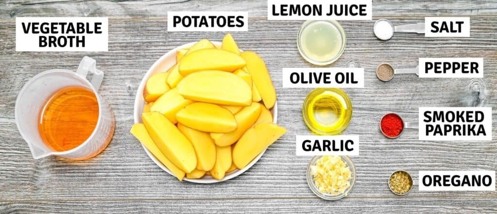 Ingredients on the table