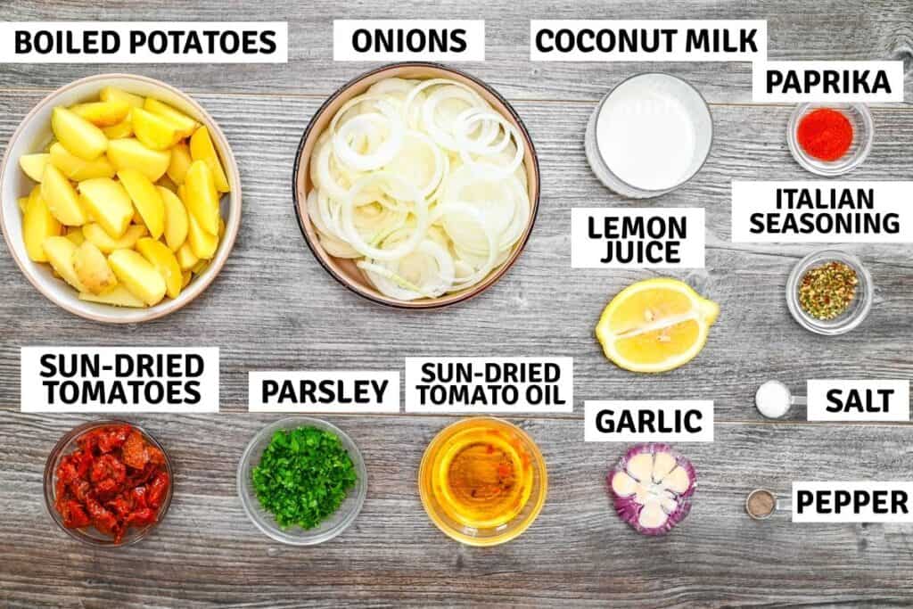 Ingredients on the table